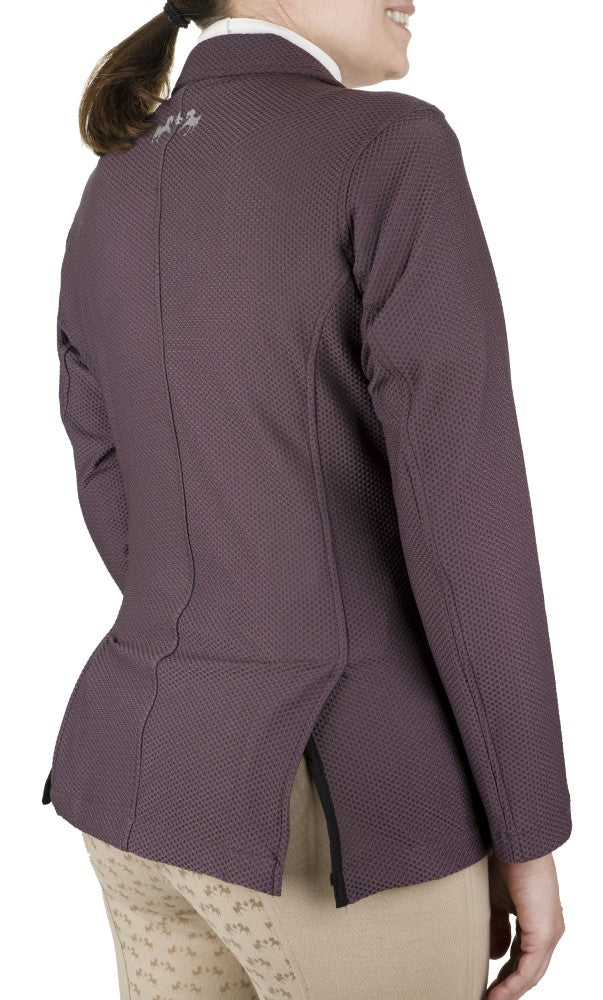 purple equestrian show coat