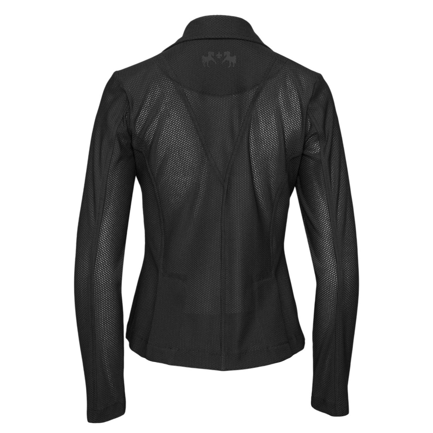 black equestrian show coat