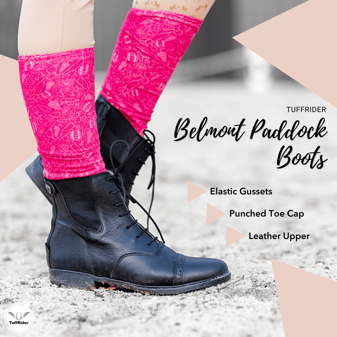 Breeches.com TuffRider Ladies Belmont Paddock Boot Black - Women's Paddock Boots