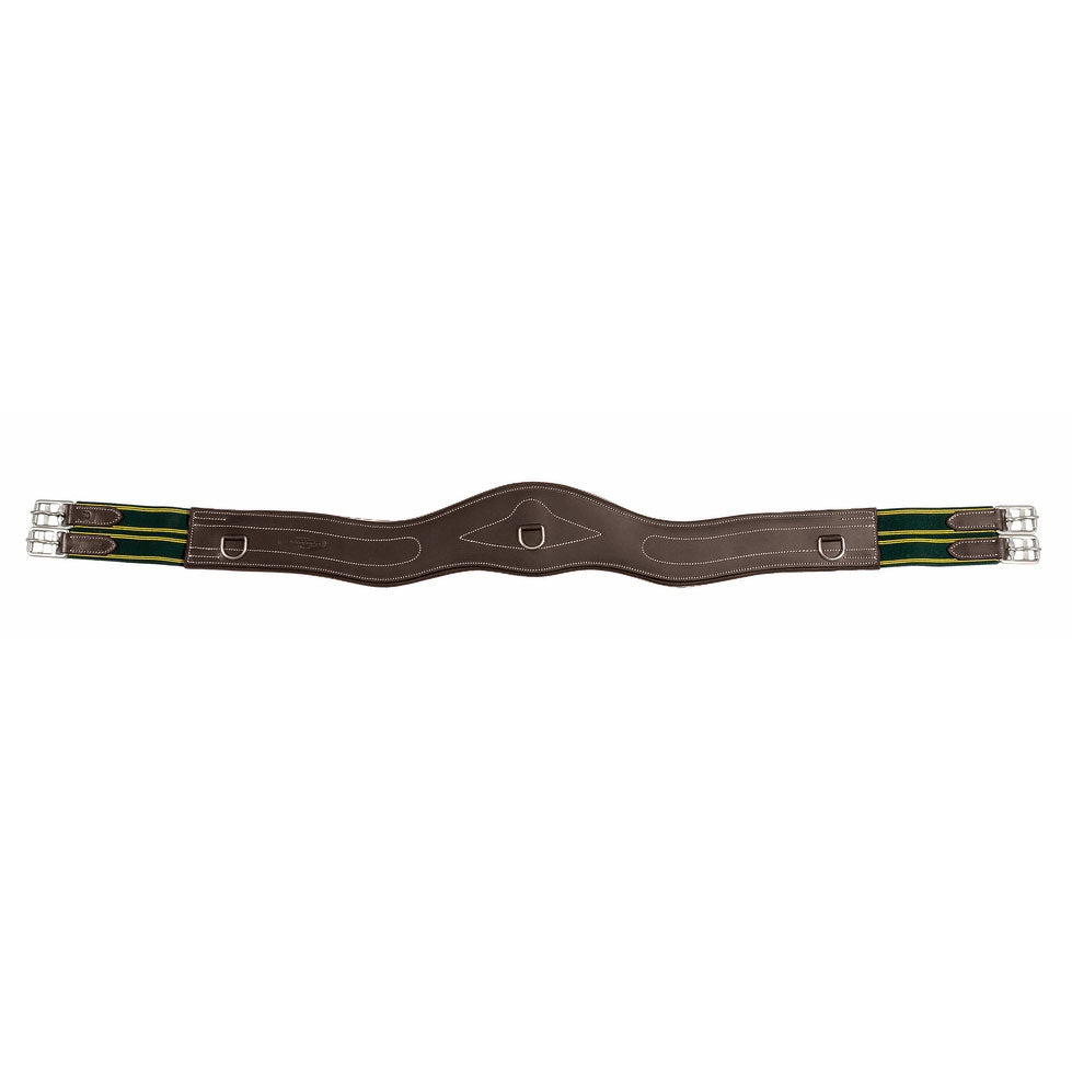 dark brown leather girth