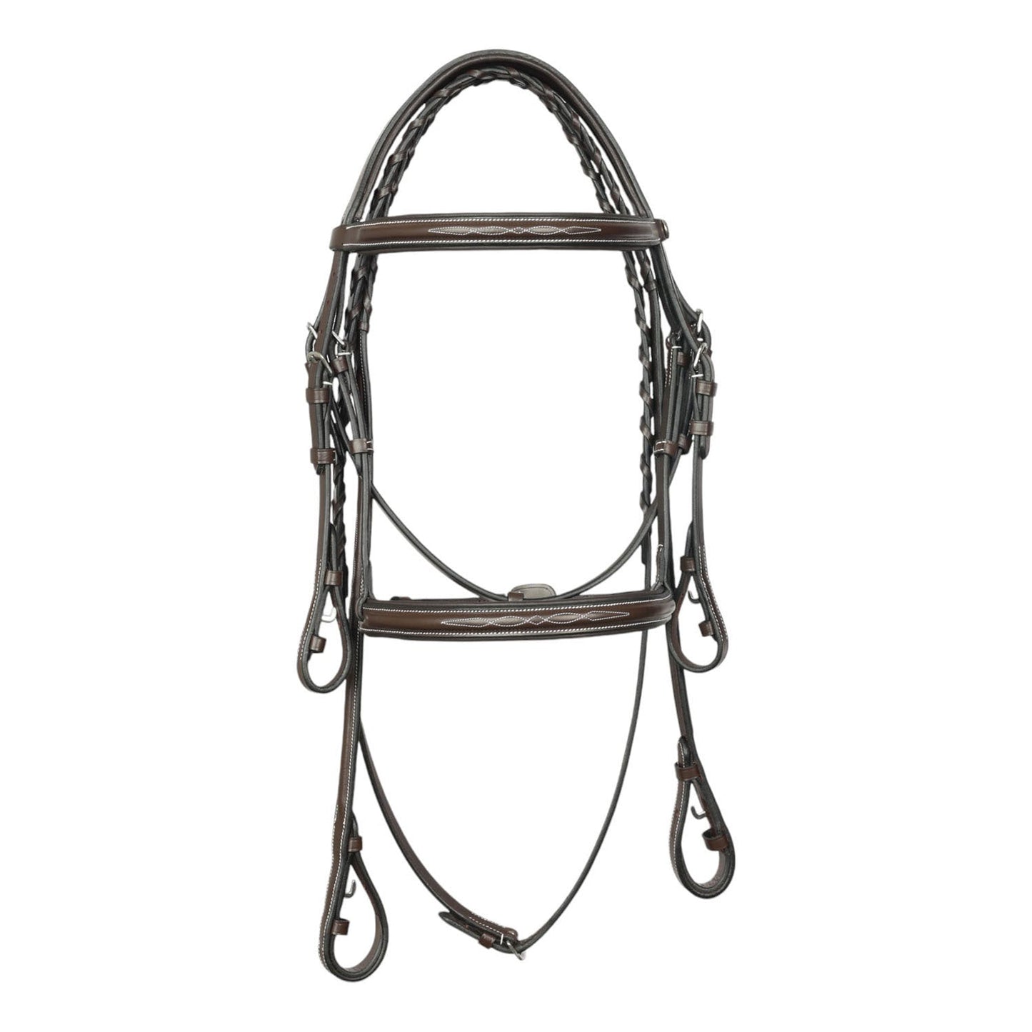 brown horse bridle