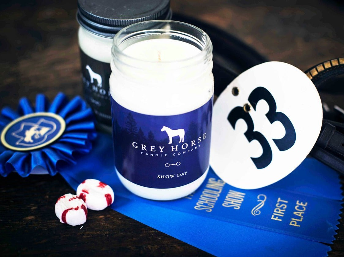 Grey Horse candle show day scent