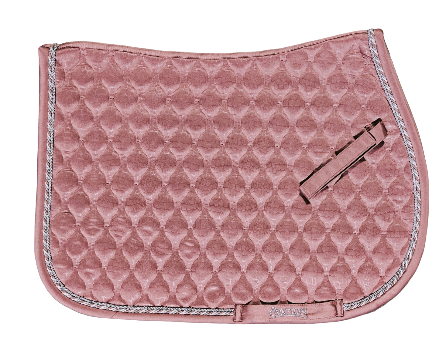 Pink patterned saddle pad