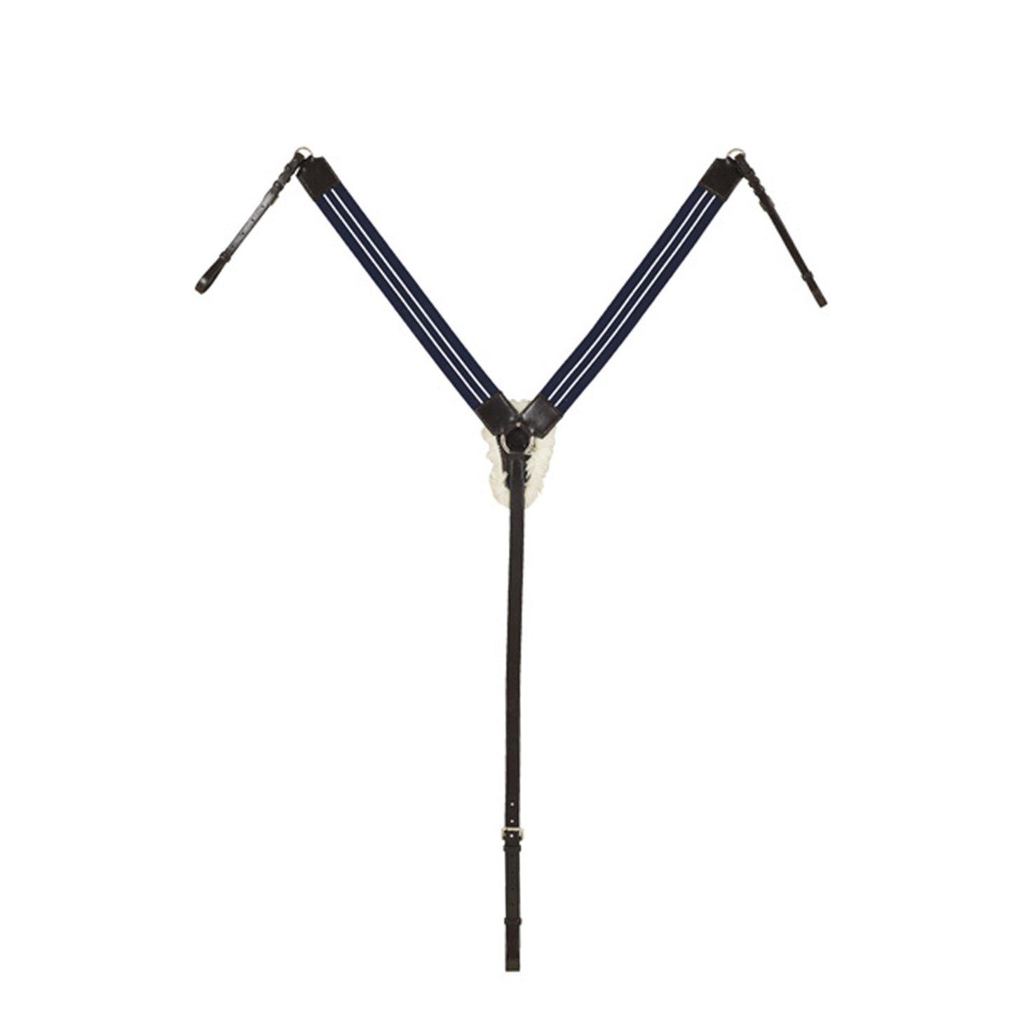 elastic breastplate with sheepskin lining