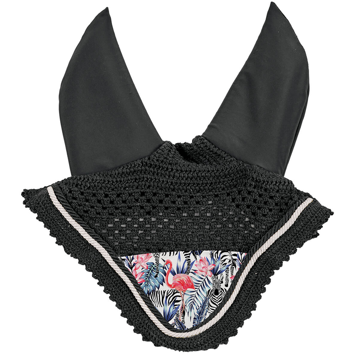 Ovation Riding Altitude Printed Soundless Ear Bonnet - Zebra