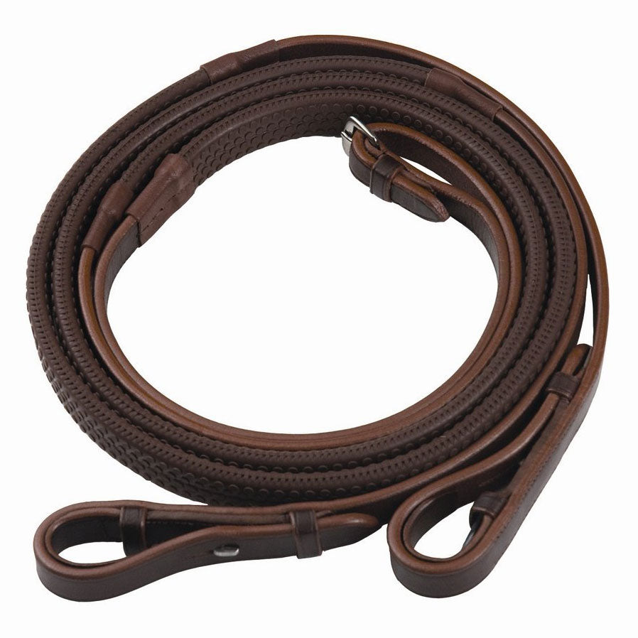 brown rubbger reins