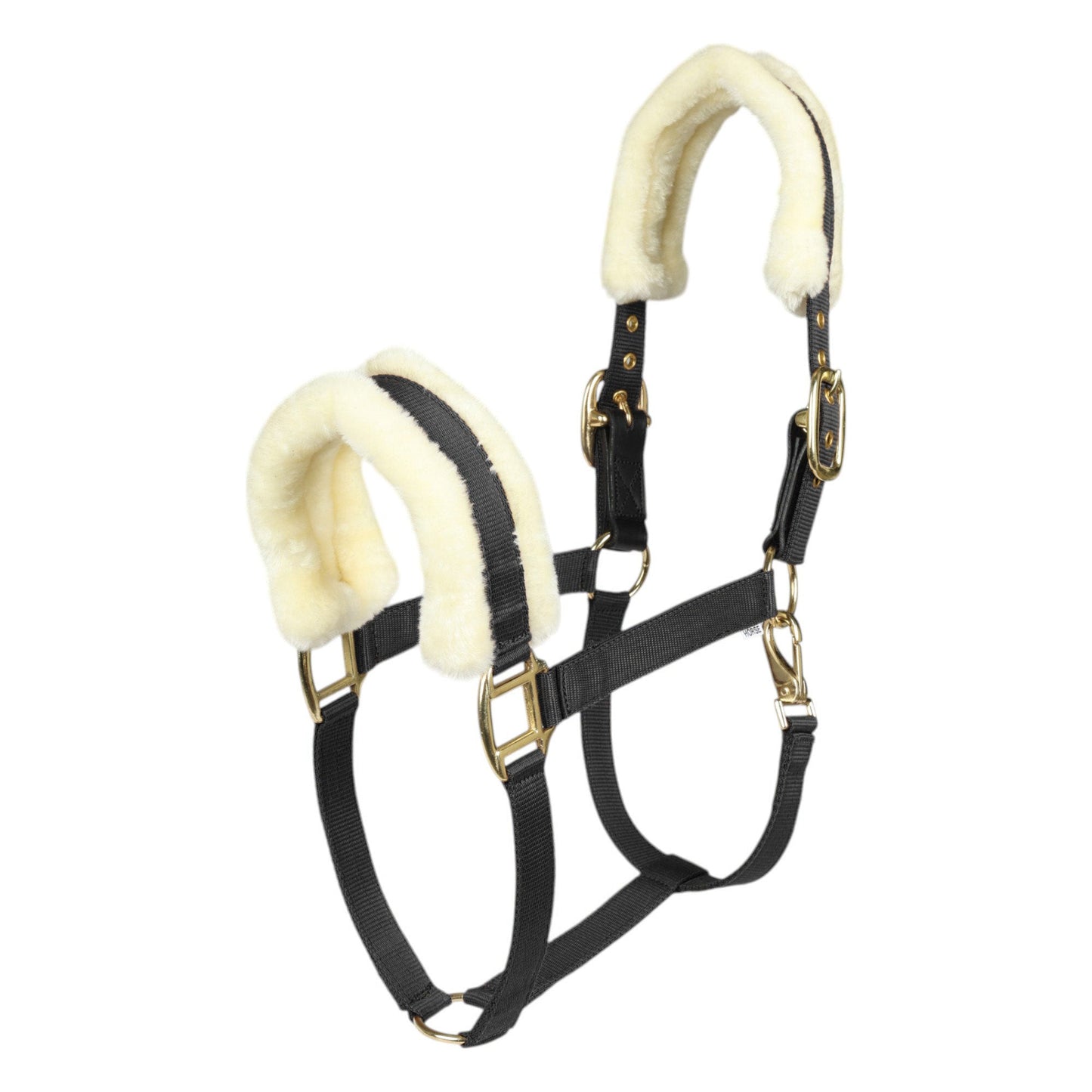 black halter with fleece