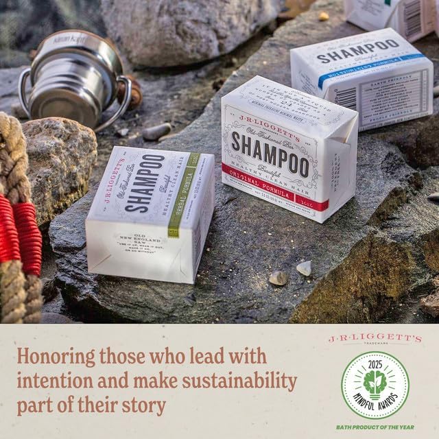 JR Liggett’s Natural Horse Shampoo Bar - Non-GMO, 100% Detergent-Free Formula Gently Deep Cleans and Supports Healthy Skin and Coat - Ideal for Dry, Itchy, or Sensitive Horses - 3.5 oz Bar