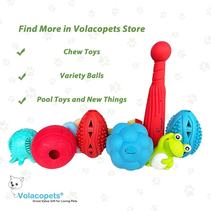 Dog Puzzle Toy, Treat and Dental Balls, Interactive Treat Dispensing Toy for Dogs, Durable Puppy Toys for Teething Small Dogs, Rubber Teeth Balls, Slow Feeder, 2-Pack (Medium Large)