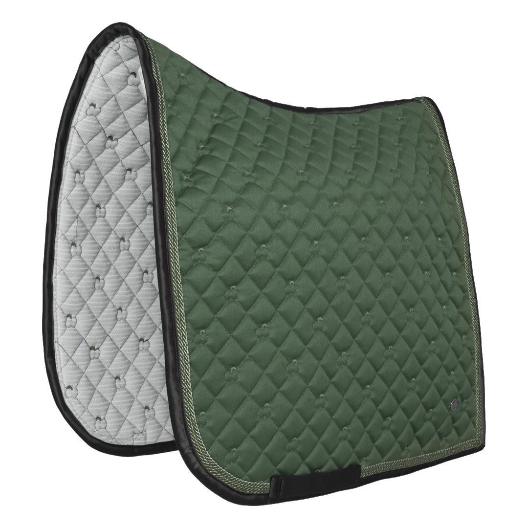 green saddle pad