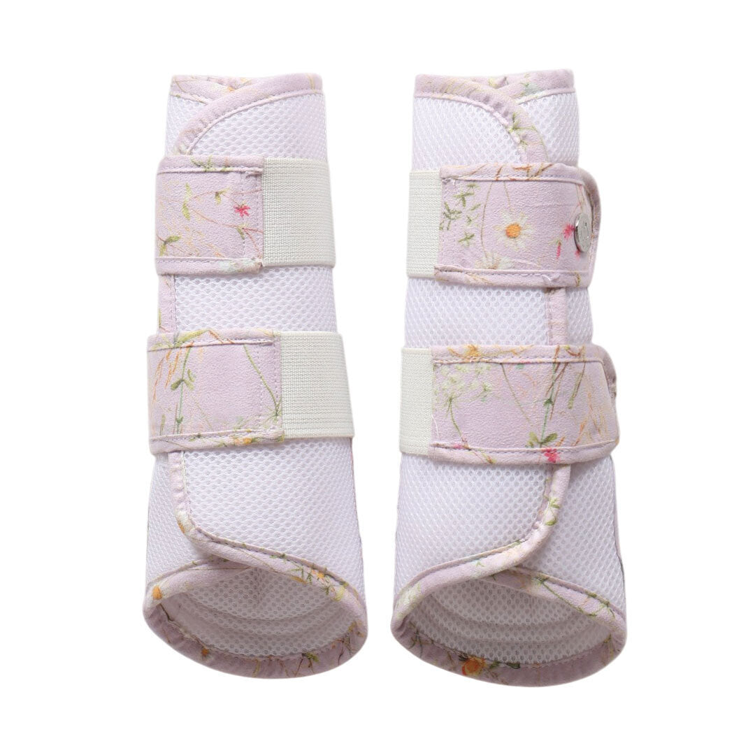 pink patterned horse boots