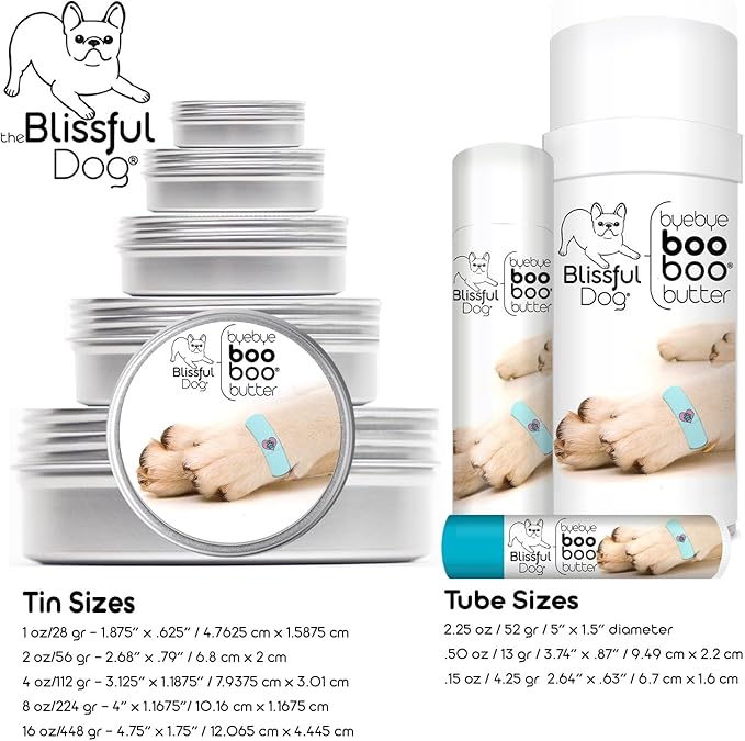 The Blissful Dog Bichon Frise Boo Boo Butter, 16oz