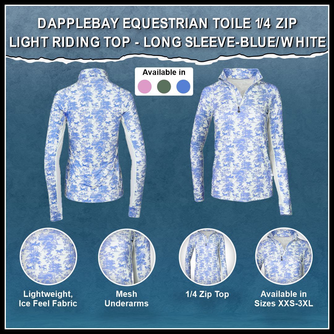 blue and white patterned long sleep sunshirt
