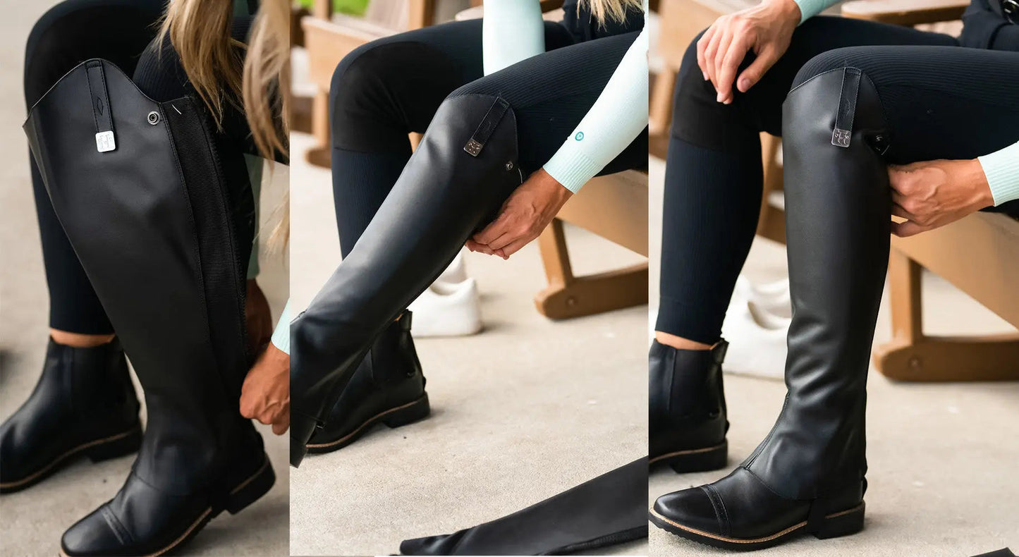 black half chaps