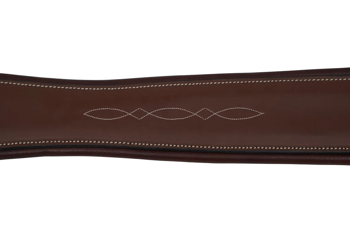 Huntley Sedgwick Fancy Stitched Padded Contour Girth with Elastic