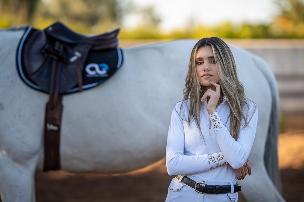 American Equus HoofBeats Long Sleeve Sun Shirt - Equestrian Sun Shirt