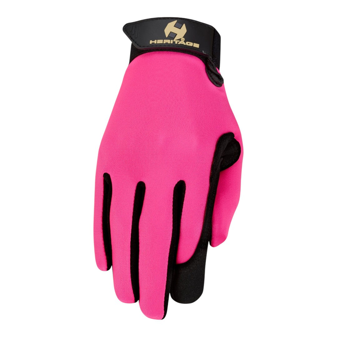 hot pink riding glove