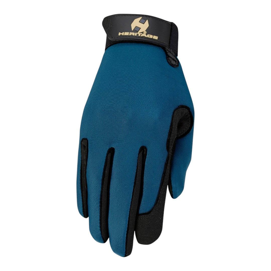 teal riding glove
