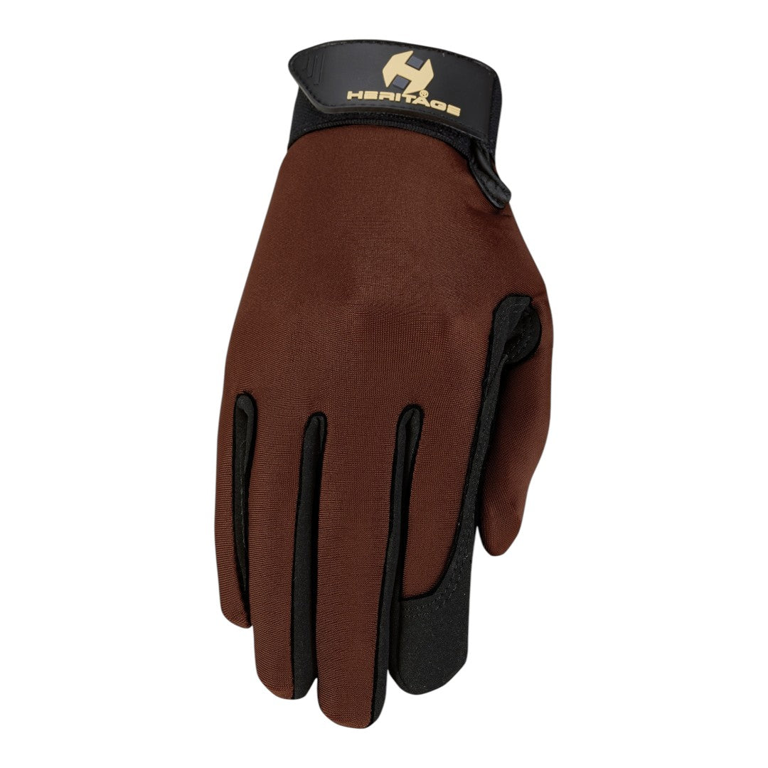 brown riding glove