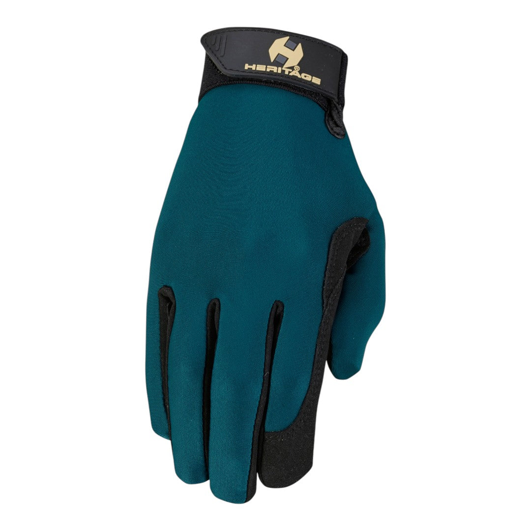 green riding glove