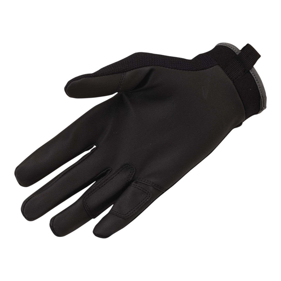 black mesh riding glove