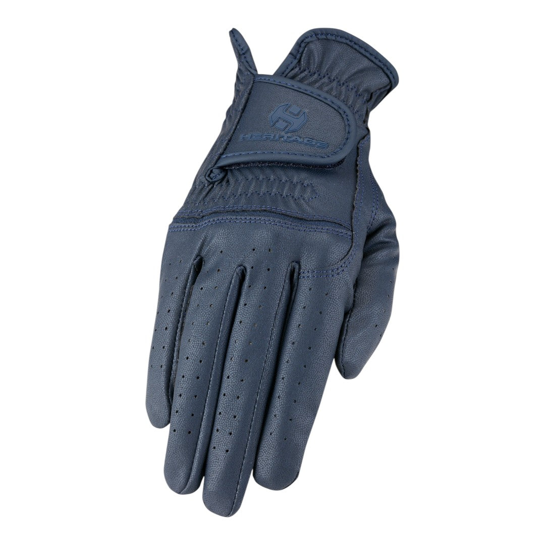 navy riding glove