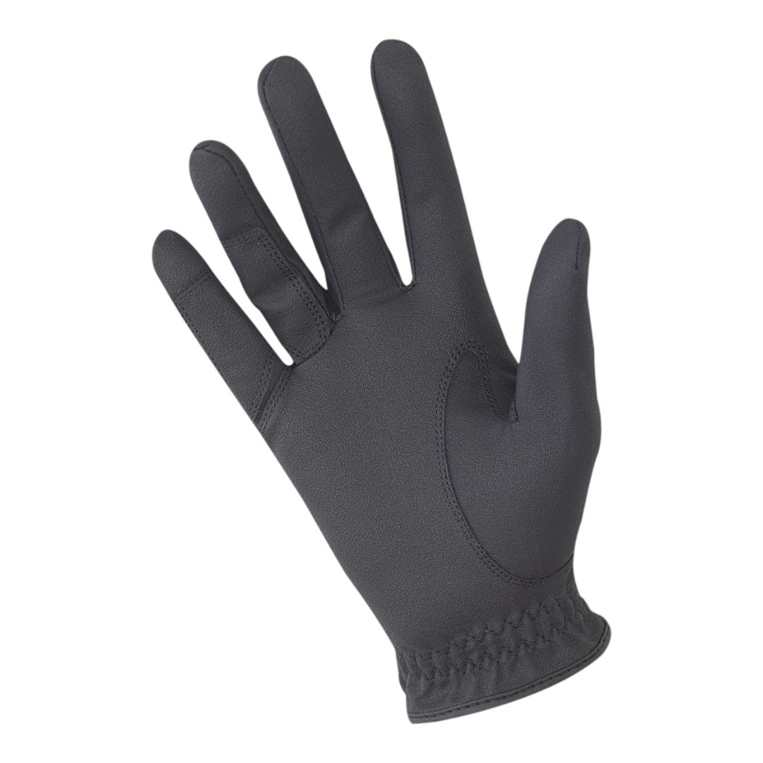 black riding gloves