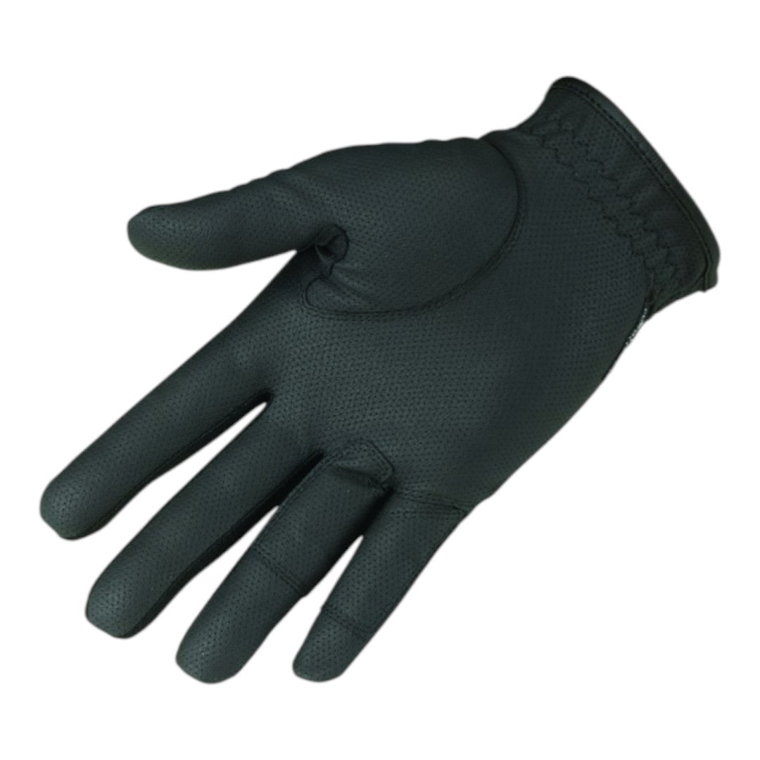 black riding gloves