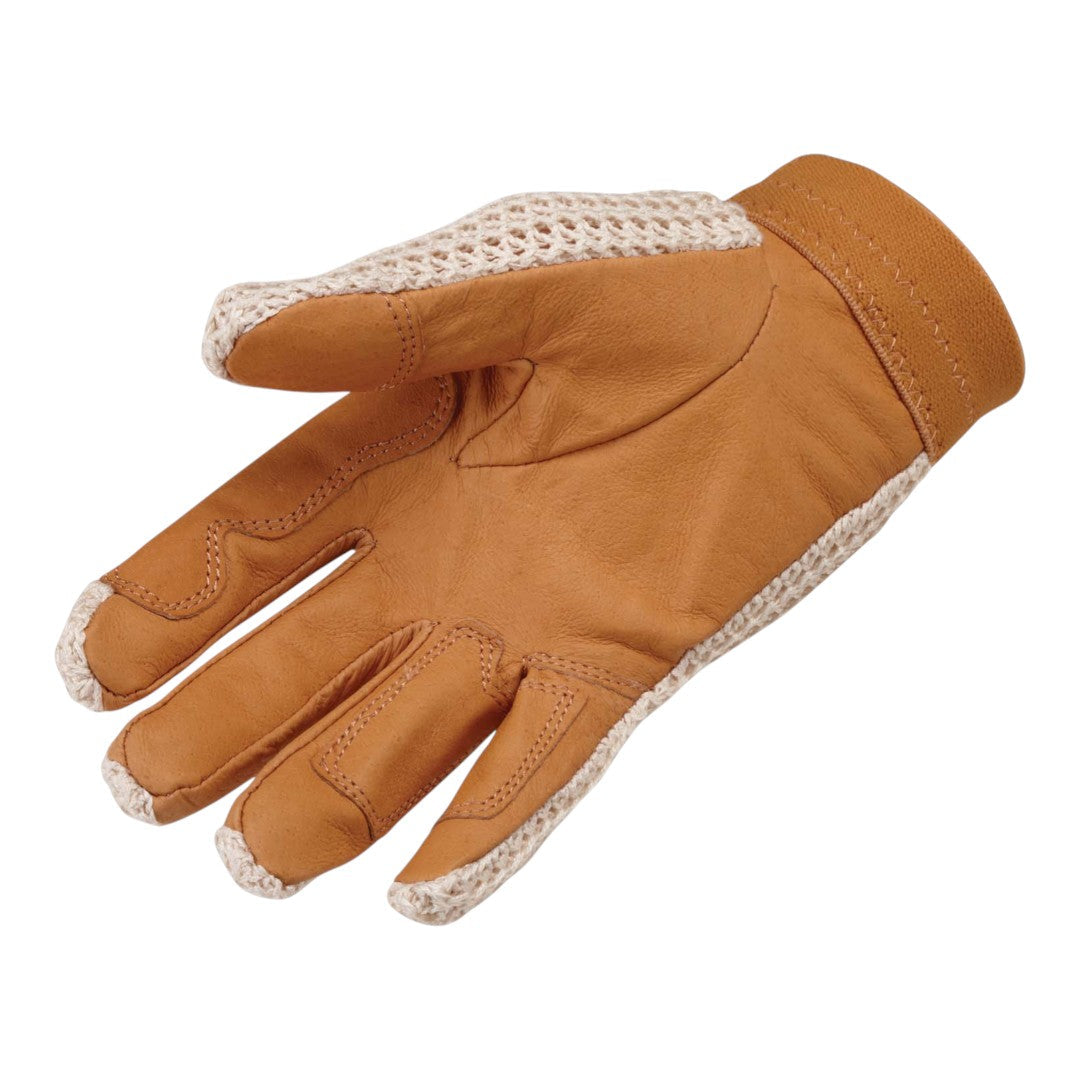 beige crochet glove