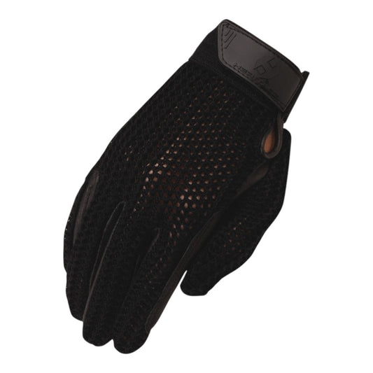 black crochet glove