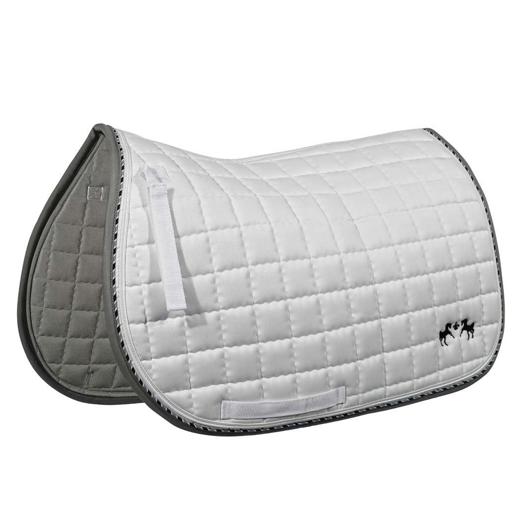 white saddle pad