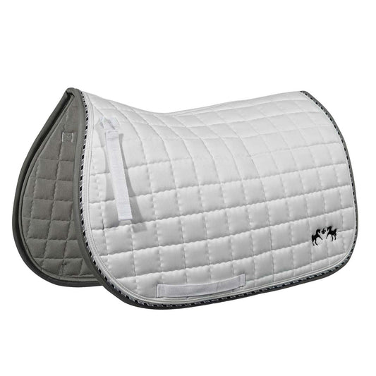 white saddle pad