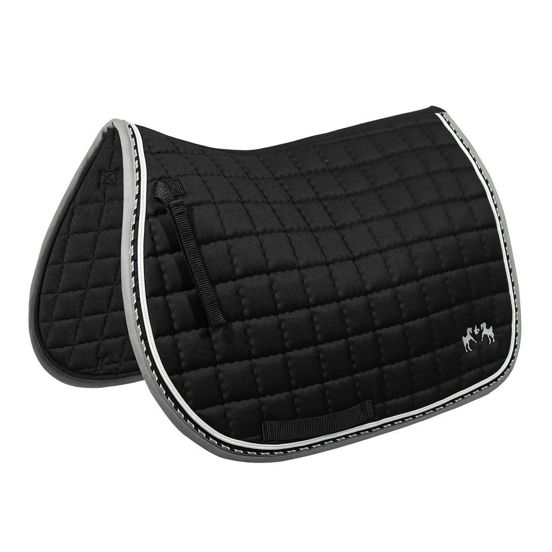 black saddle pad