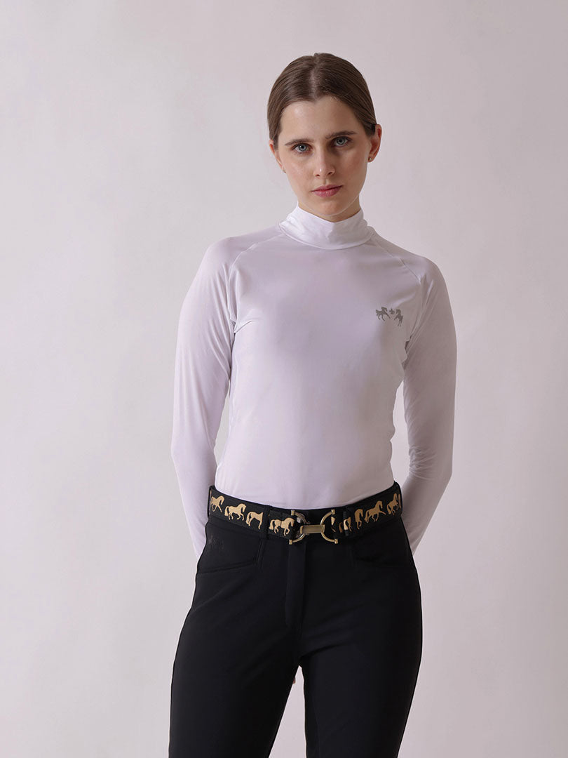 white long sleeve sunshirt