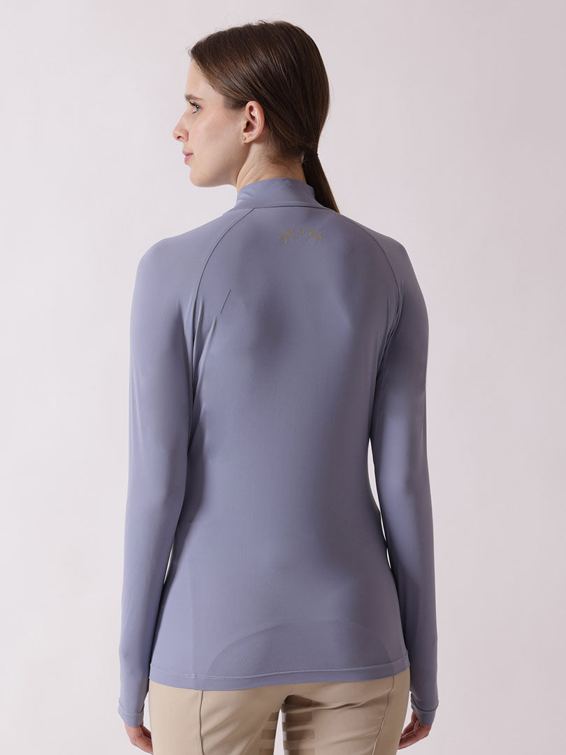 purple long sleeve sunshirt