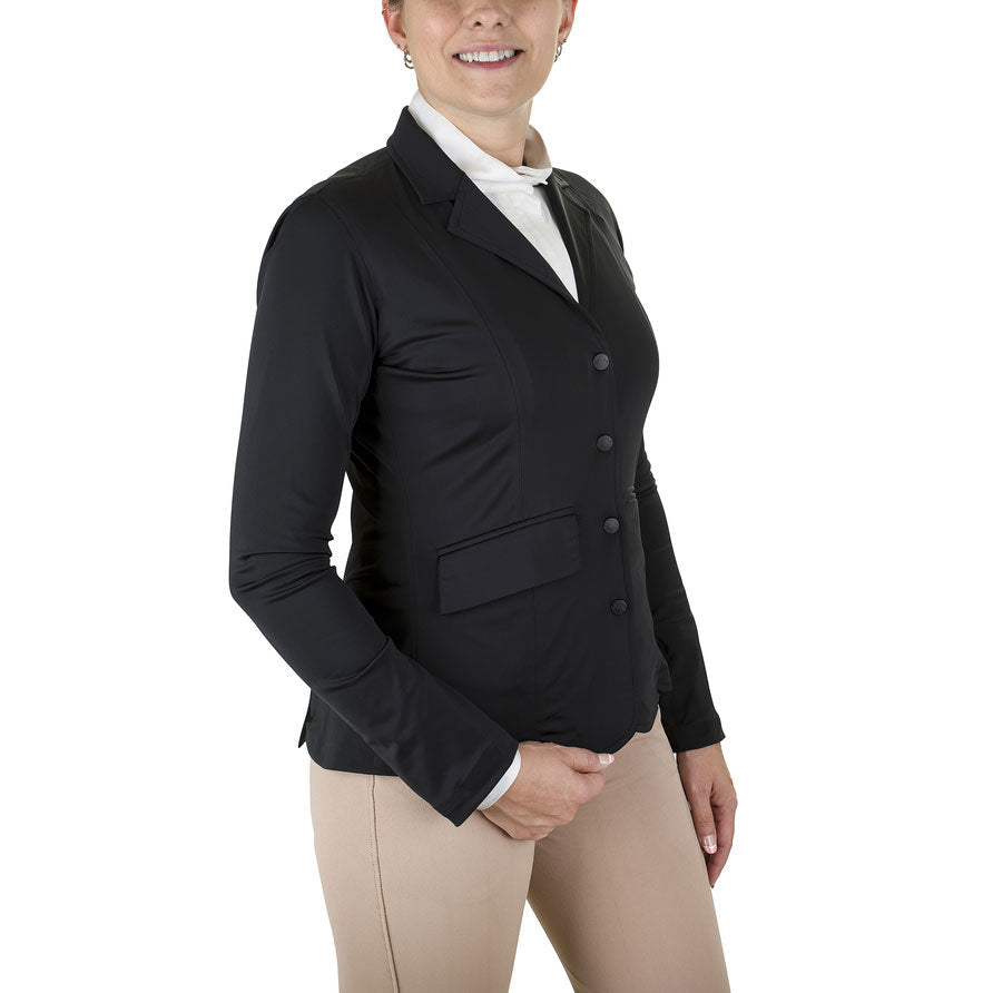 black equestrian riding jacket
