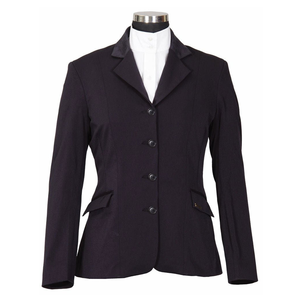 navy equestrian show coat