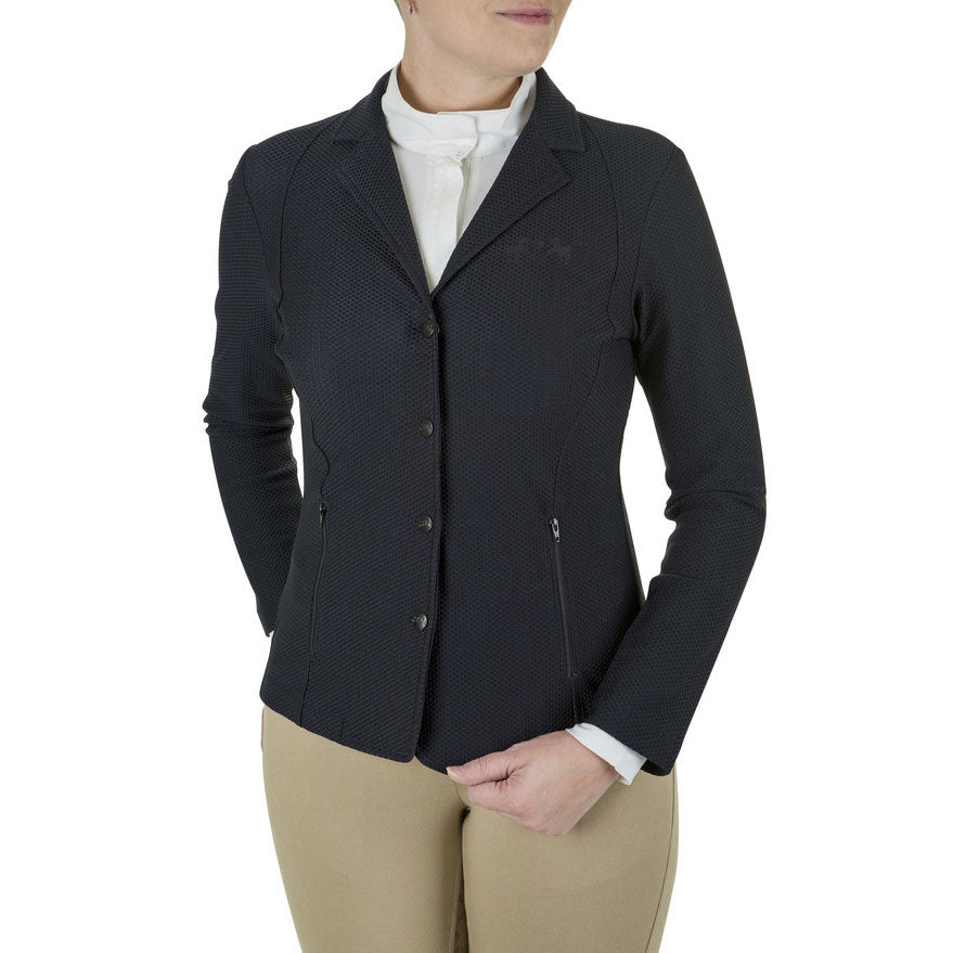 black equestrian show jacket