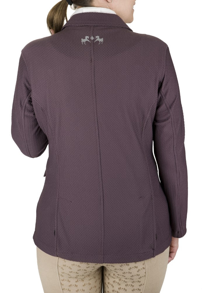 purple equestrian show coat