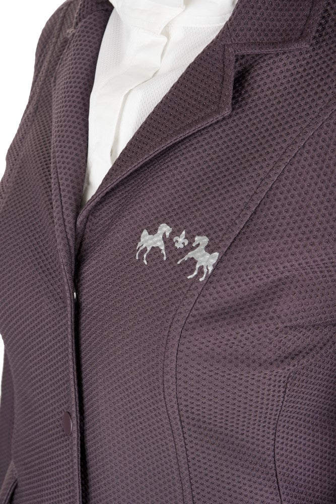 purple equestrian show coat