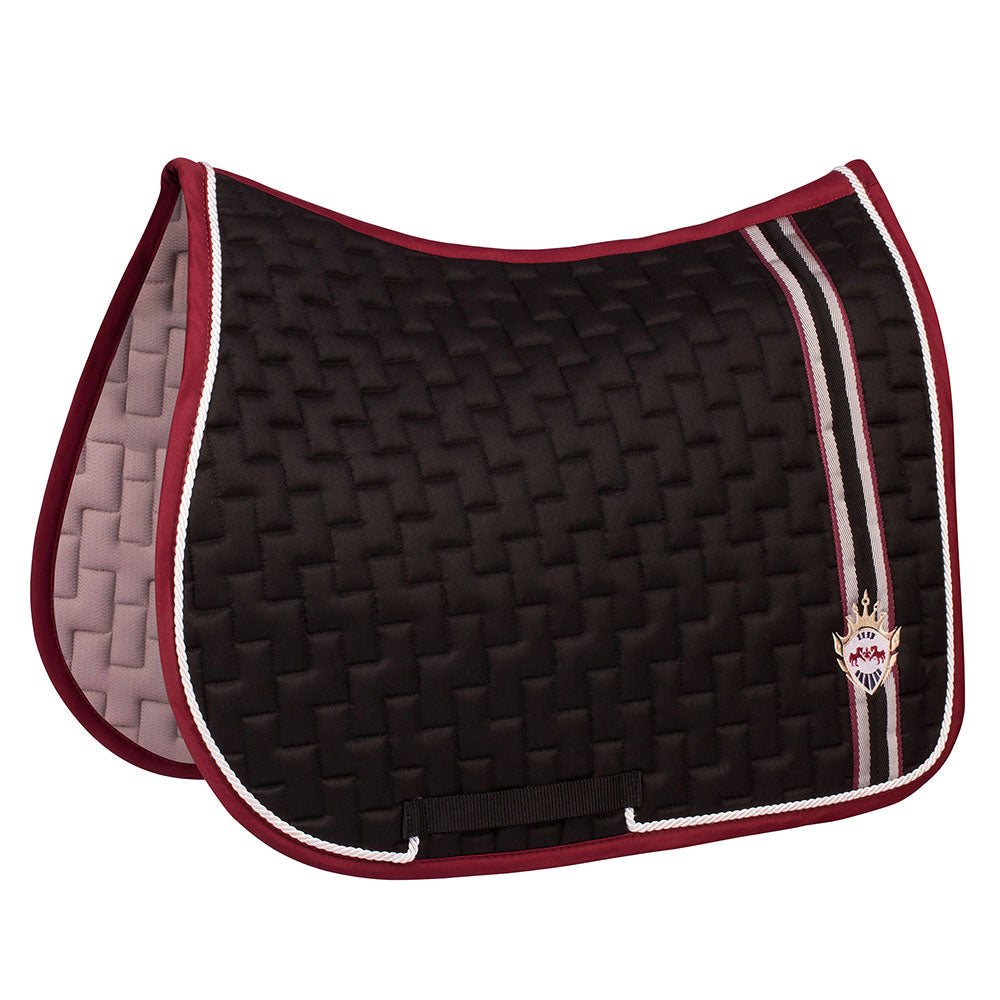 black quilted saddle pad