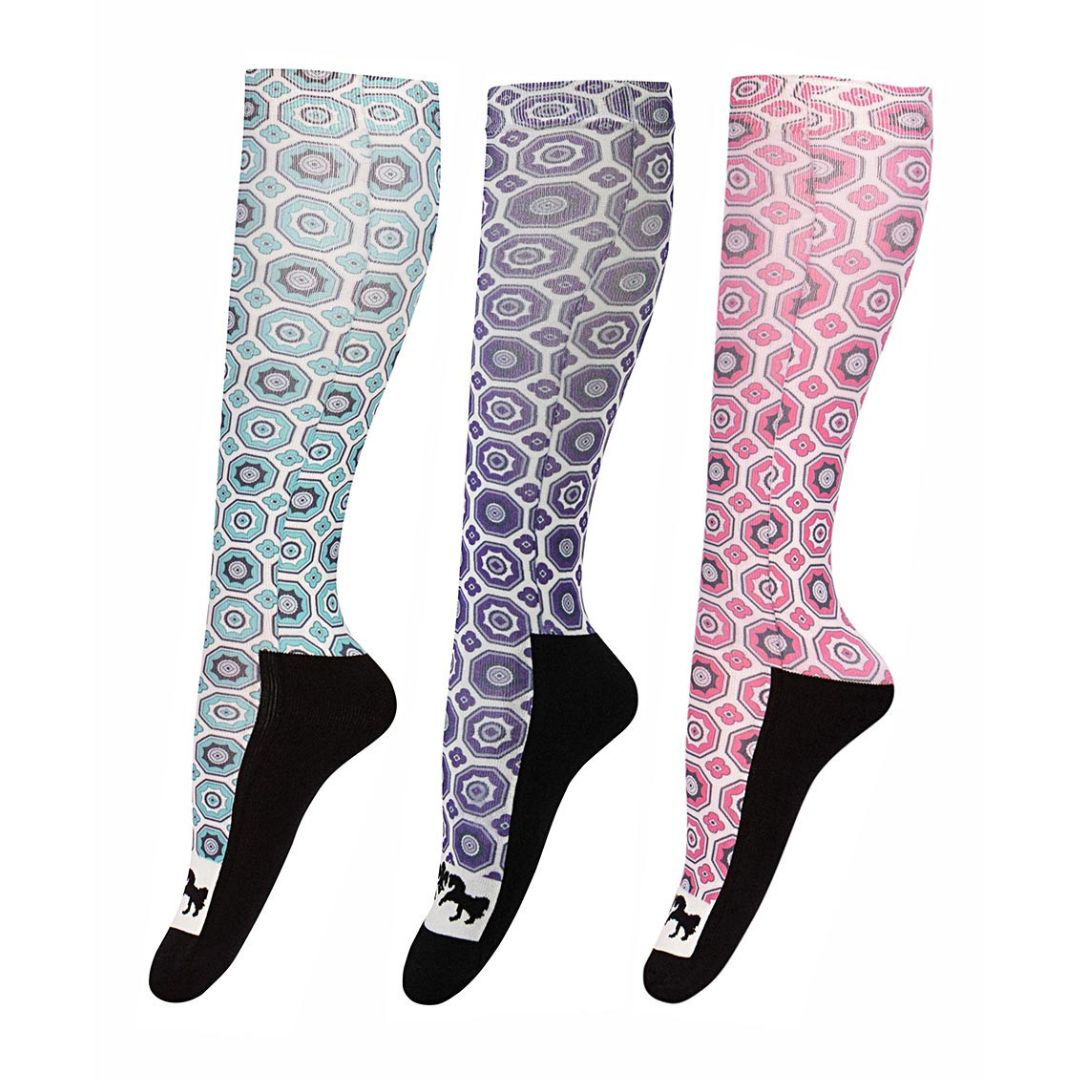 colorful knee socks