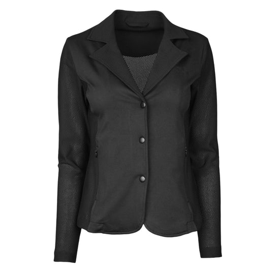 black equestrian show coat