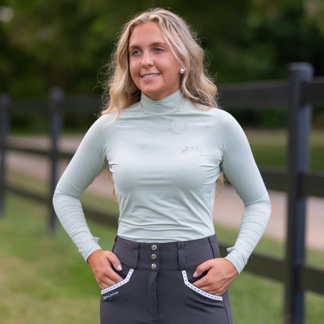 green long sleeve sunshirt