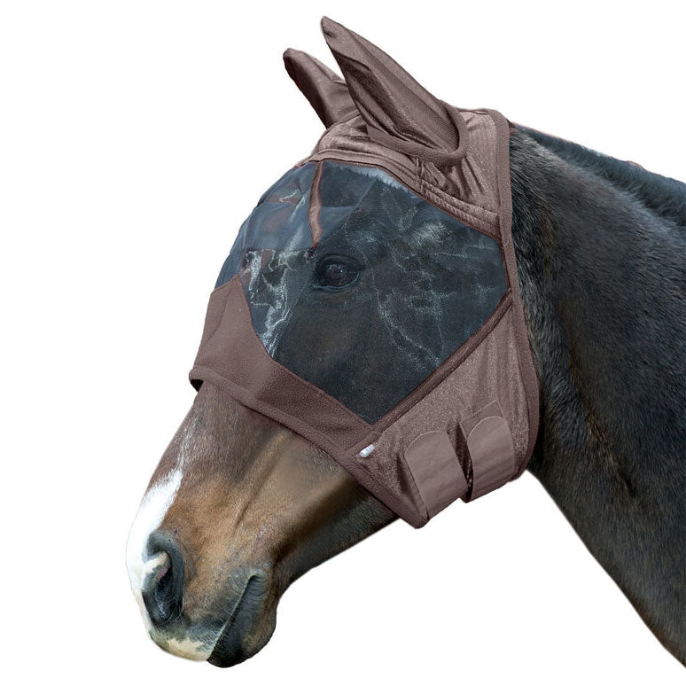 brown fly mask
