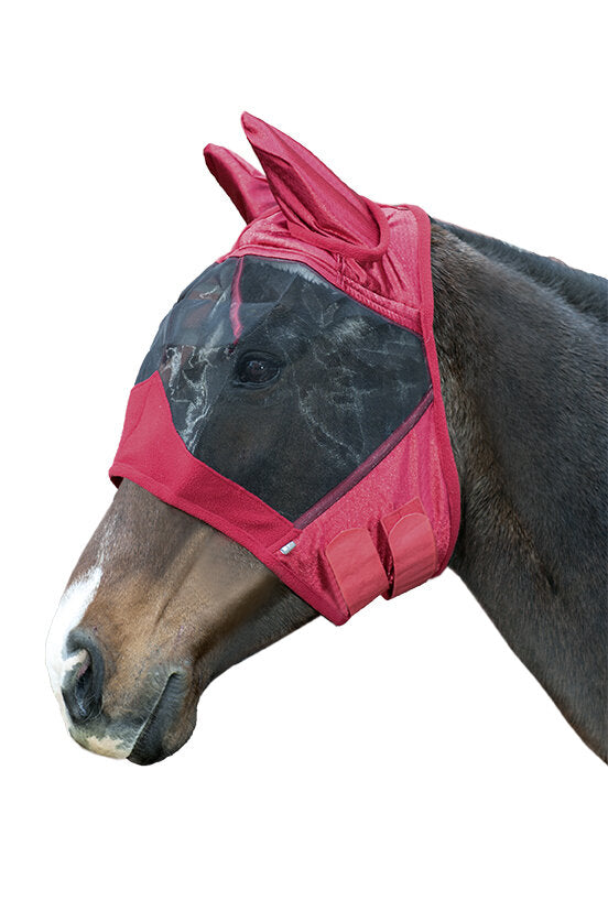 red fly mask