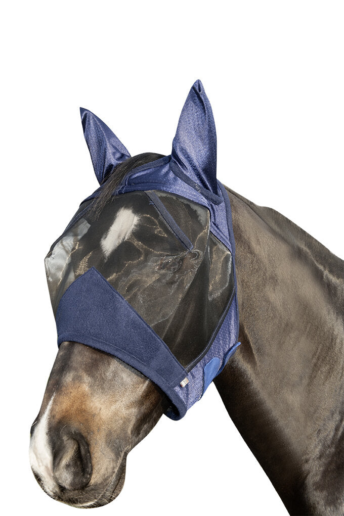navy fly mask