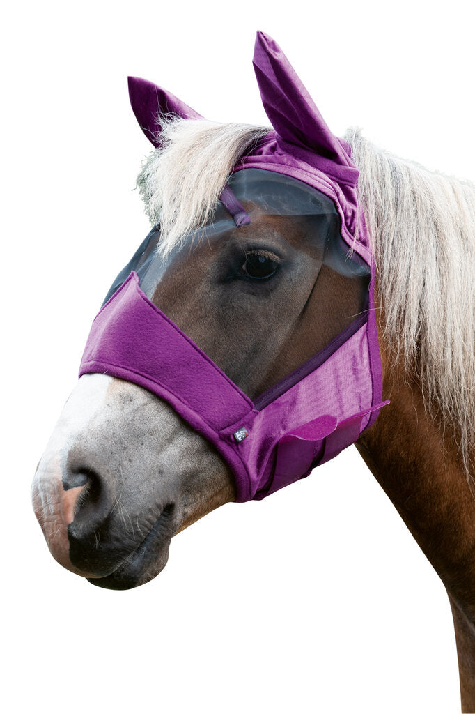 purple fly mask