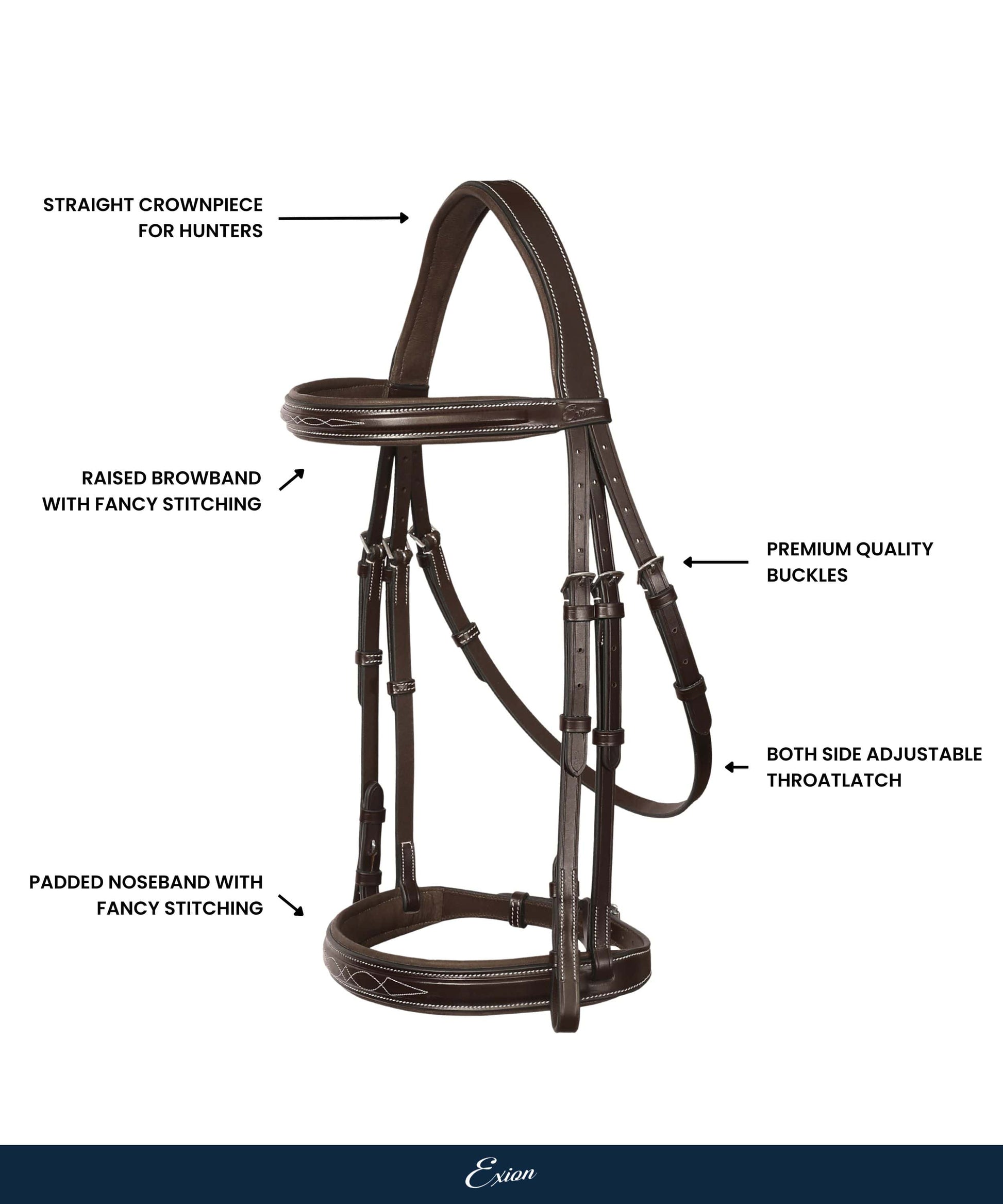 padded bridle with reins