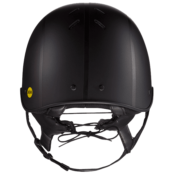 Black riding helmet